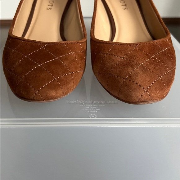 Talbots Isa Suede Block Heels - Picture 5 of 11